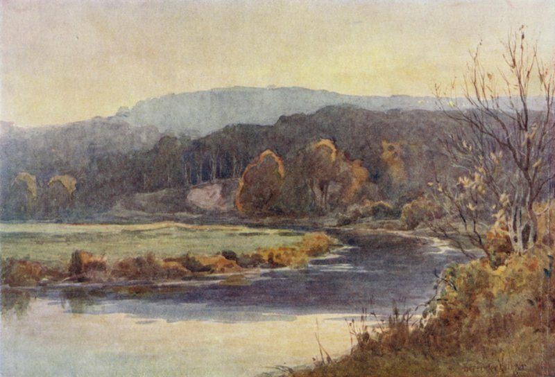 Der Wald und der Wasserweg von Ernest Benger or Berenger