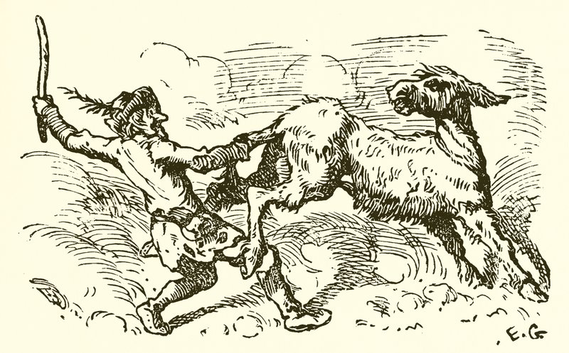 Der Esel im Löwenfell von Ernest Henry Griset