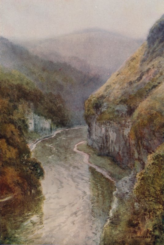 Der Wye bei Cressbrook Dale von Ernest William Haslehust