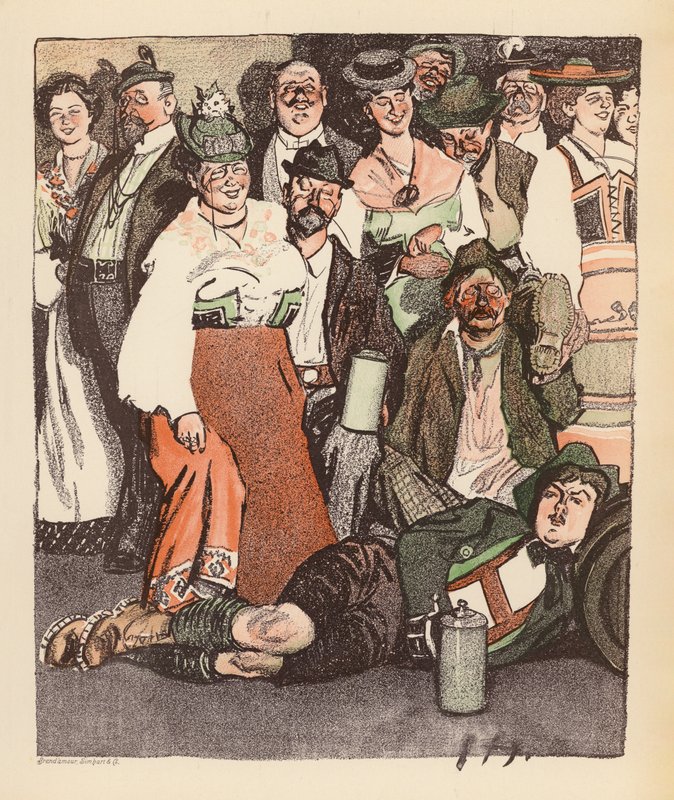 Illustration für Berliner Balle von Rideamus von Ernst (after) Heilemann