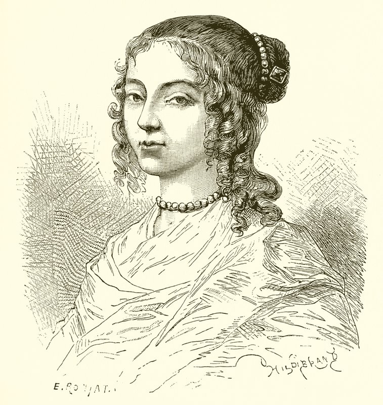 Henrietta von England, Schwester von König Karl II. von Etienne Antoine Eugene Ronjat