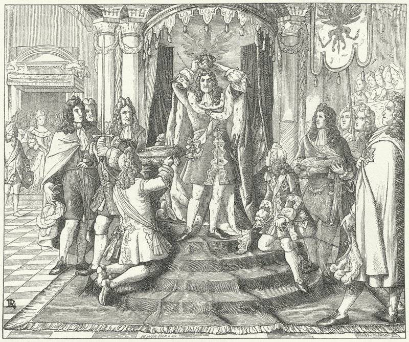 Krönung von König Friedrich I. von Preußen, 1701 von European School