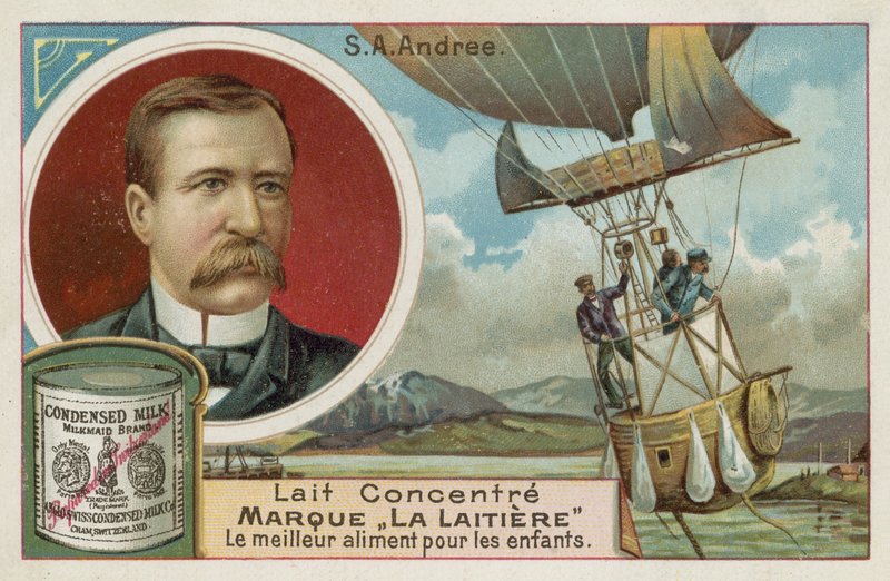 Salomon August Andree, schwedischer Ballonfahrer und Arktisforscher von European School