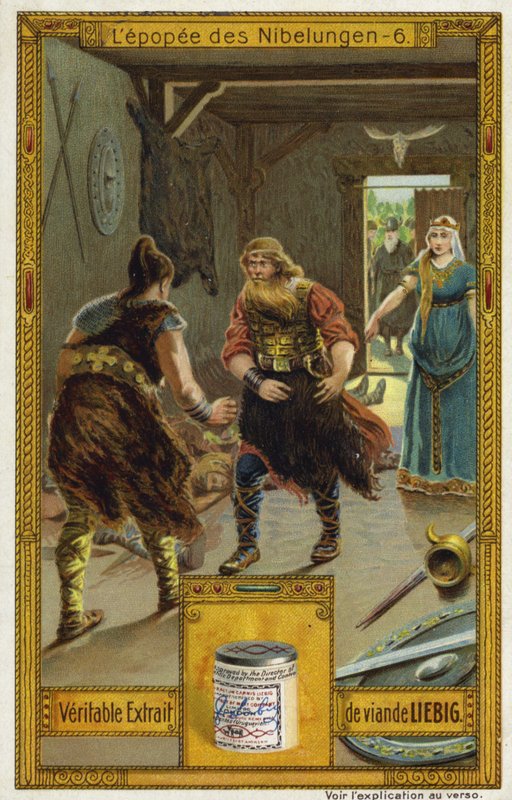 Szene aus dem Nibelungenlied von European School