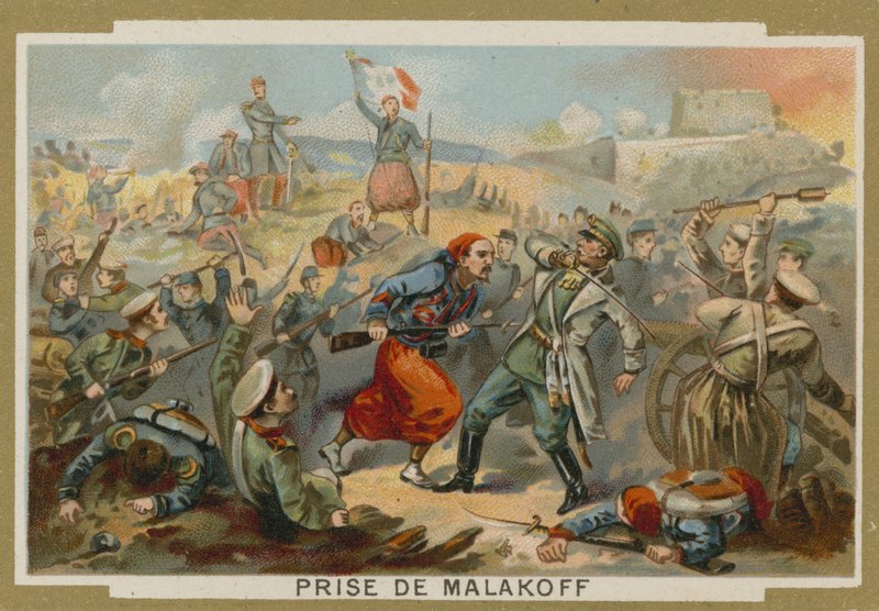 Einnahme des Malakoff-Redoubts, Belagerung von Sewastopol, Krimkrieg, 7. September 1855 von European School