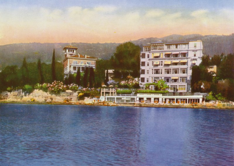 Abbazia, jetzt Opatija in Kroatien: Sanatorium "Abbazia", Dott Szego, und Villa Kubelik von European Photographer