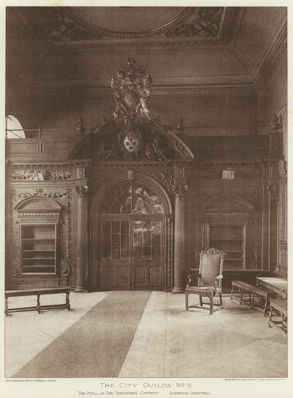 Die Stadtgilden Nr. 9, Die Halle der Stationers