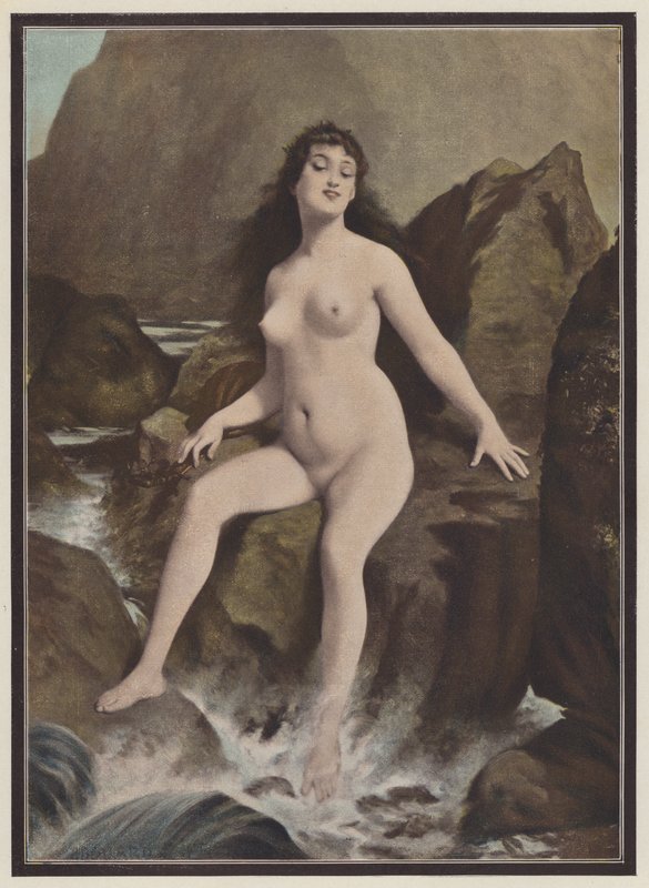 Eine Sirene, ein Wesen aus der griechischen Mythologie von European School