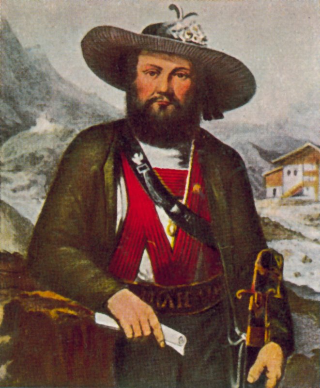 Andreas Hofer, Anführer des Tiroler Aufstands gegen die Franzosen von European School