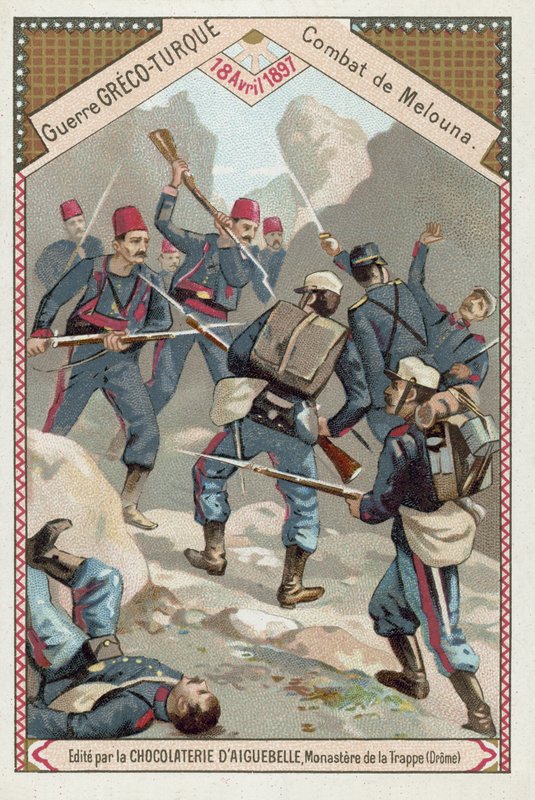 Schlacht von Melouna, Griechisch-Türkischer Krieg, 18. April 1897 von European School