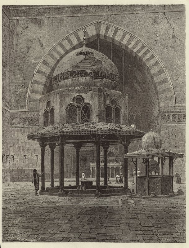Ägypten - Innenraum der Moschee des Sultans Hassan von European School