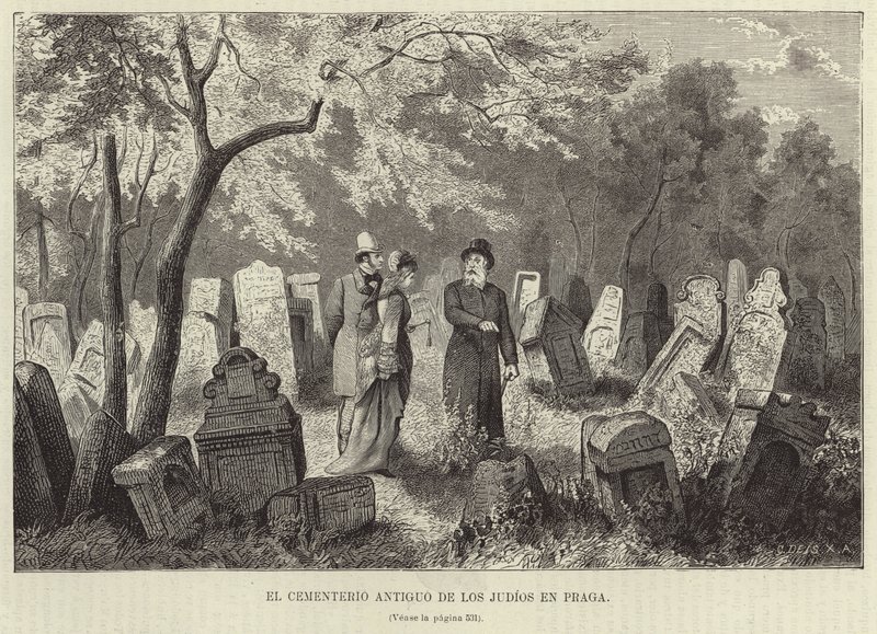 Der alte jüdische Friedhof in Prag von European School