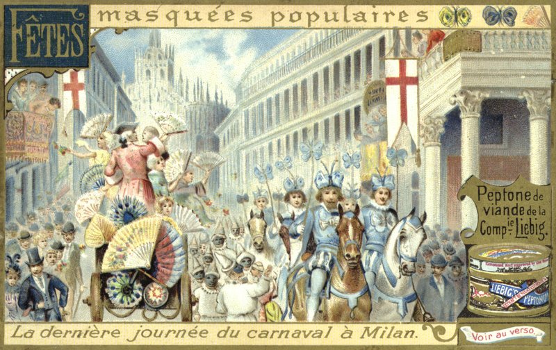 Letzter Tag des Karnevals in Mailand von European School
