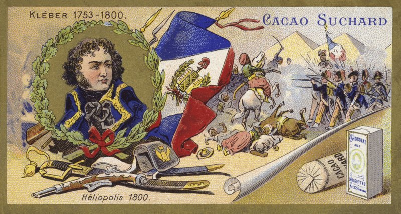 Jean-Baptiste Kléber und die Schlacht bei Heliopolis, Ägypten, 1800 von European School