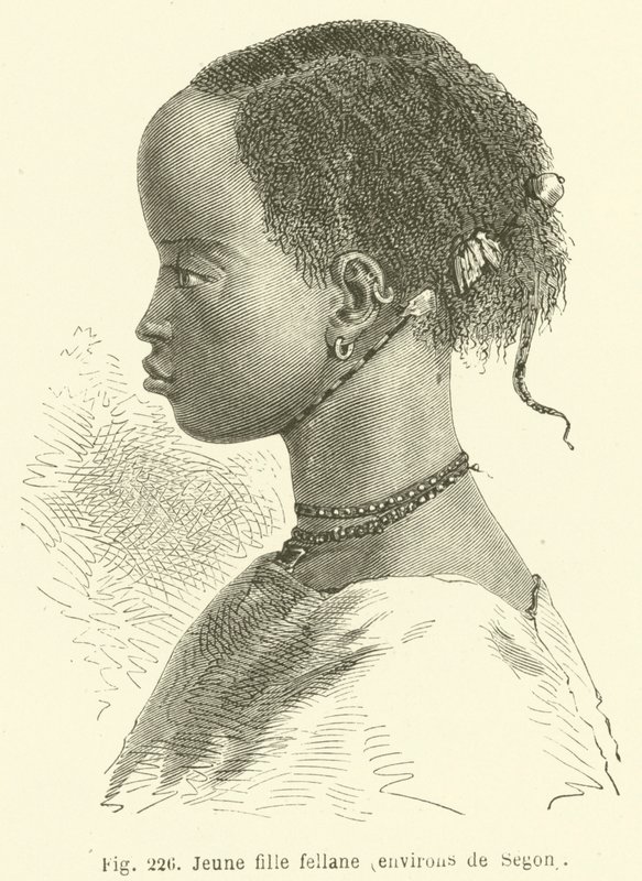 Junges Mädchen aus Fellane, Umgebung von Segon (Stich) von European School