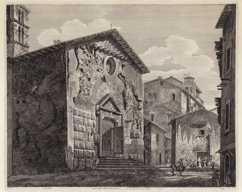 Überreste der Villa von Domitian, Rom, Italien von European School