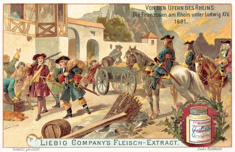 Die französische Armee unter Ludwig XIV am Rhein, 1681 von European School