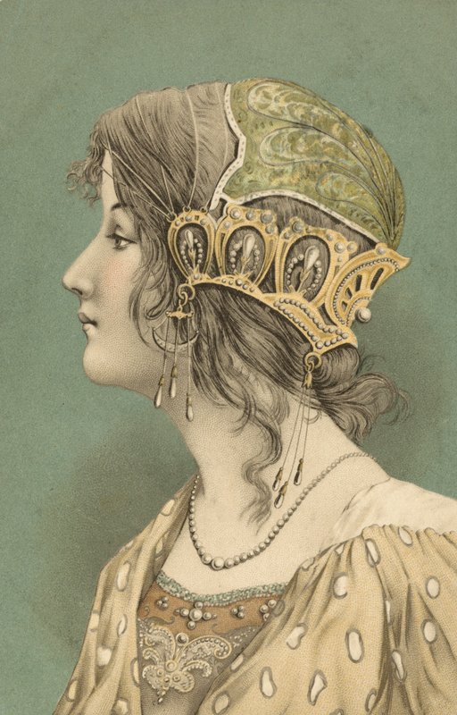 Frau mit Haube von European School