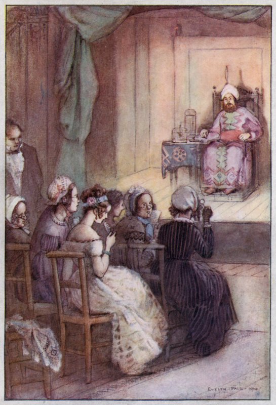Illustration für Cranford von Mrs. Gaskell von Evelyn Paul