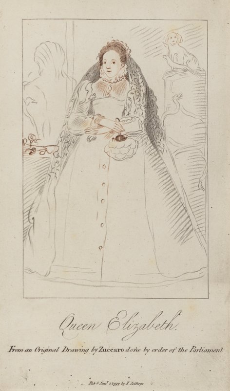 Königin Elisabeth I. von Federico (after) Zuccari or Zuccaro