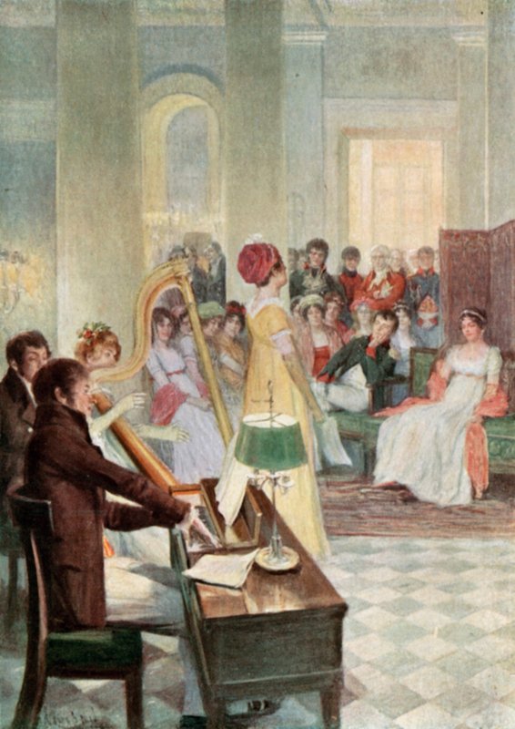 Ein Abend in Malmaison von Felicien baron de Myrbach Rheinfeld