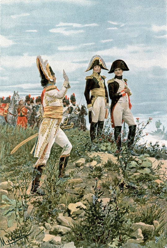 Prinz Murat grüßt den Kaiser von Felicien baron de Myrbach Rheinfeld
