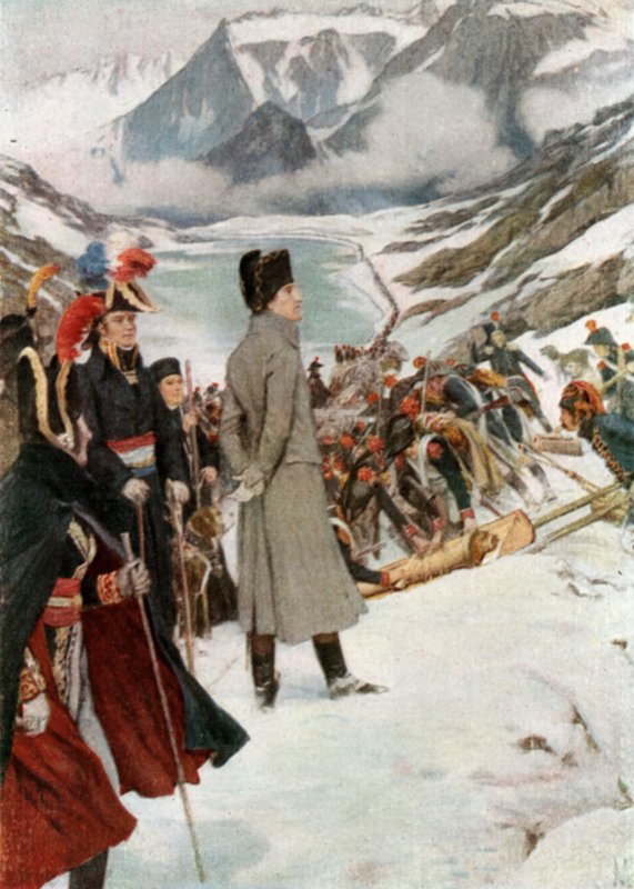 Der Übergang des St. Bernhard von Felicien baron de Myrbach Rheinfeld