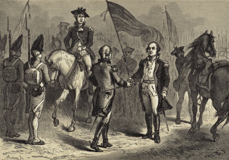 General Lincoln empfängt Cornwallis