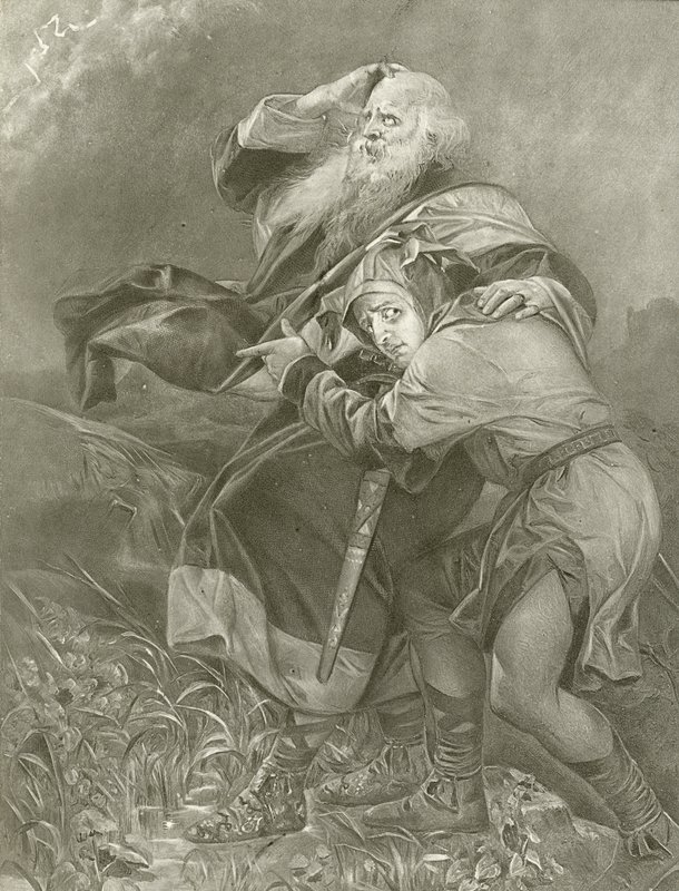 König Lear. Akt III, Szene II von Felix Octavius Carr Darley