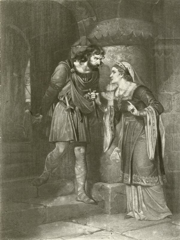 Macbeth. Akt II, Szene II von Felix Octavius Carr Darley