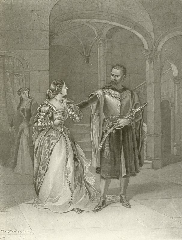 Othello. Akt IV, Szene II von Felix Octavius Carr Darley