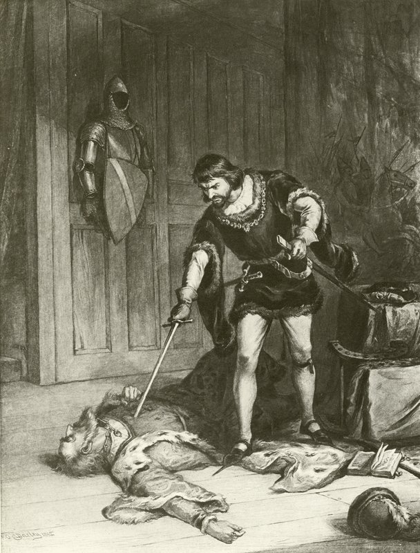 Dritter Teil von Heinrich VI. Akt V-Szene VI von Felix Octavius Carr Darley