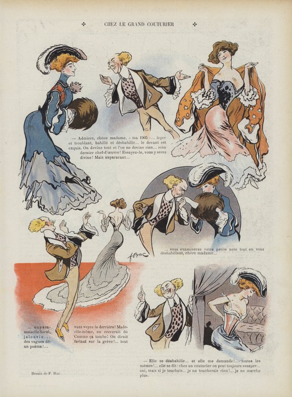 Illustration für Le Rire (Farblithografie) von Ferdinand Sigismund Bac