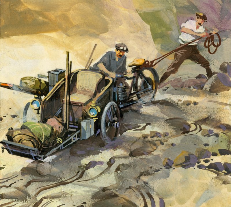 Zehntausend-Meilen-Motorradrennen von Ferdinando Tacconi