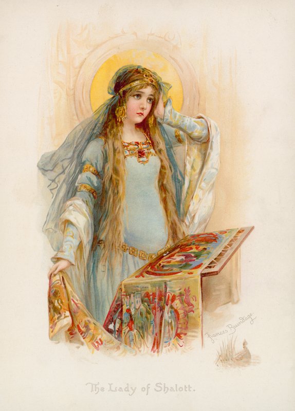 Tennysons Die Lady von Shalott von Frances Brundage
