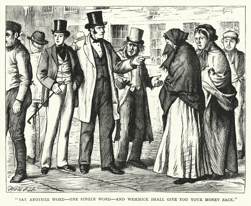 Illustration für Große Erwartungen von Charles Dickens von Francis Arthur Fraser
