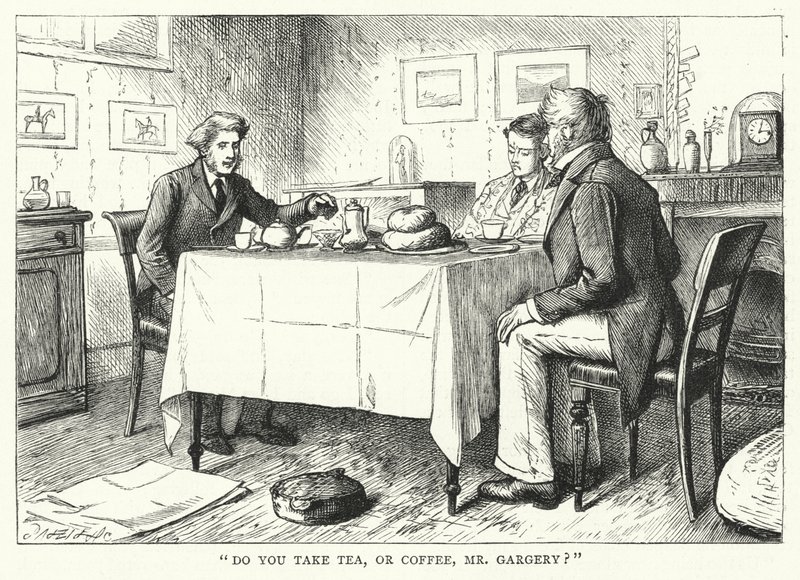 Illustration zu Große Erwartungen von Charles Dickens von Francis Arthur Fraser
