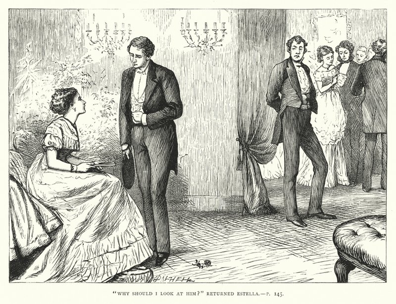 Illustration zu Große Erwartungen von Charles Dickens (Gravur) von Francis Arthur Fraser
