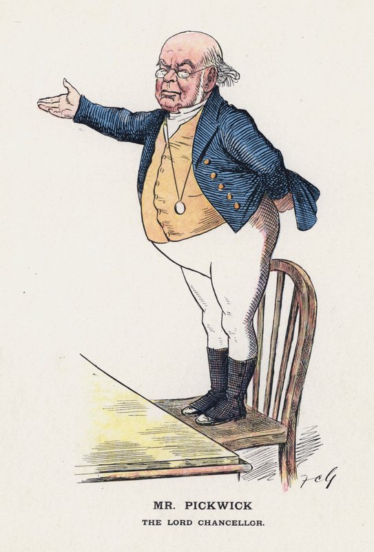 Mr. Pickwick, Der Lordkanzler von Francis Carruthers Gould