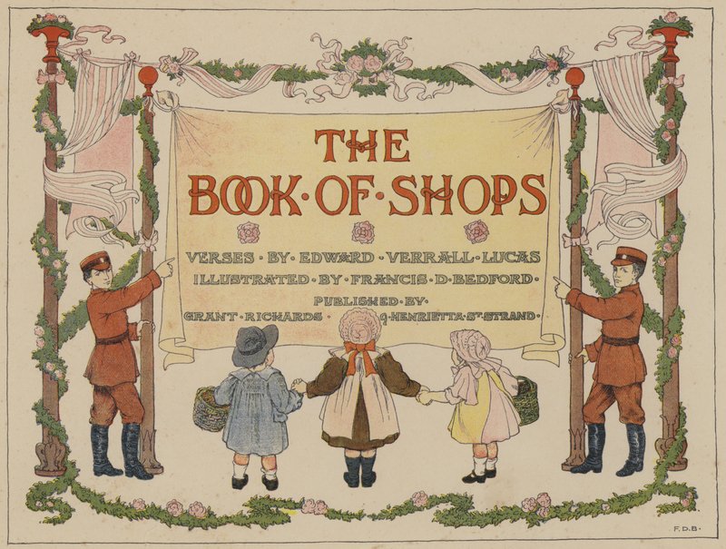 Bedfords Buch der Geschäfte: Titelblatt von Francis Donkin Bedford