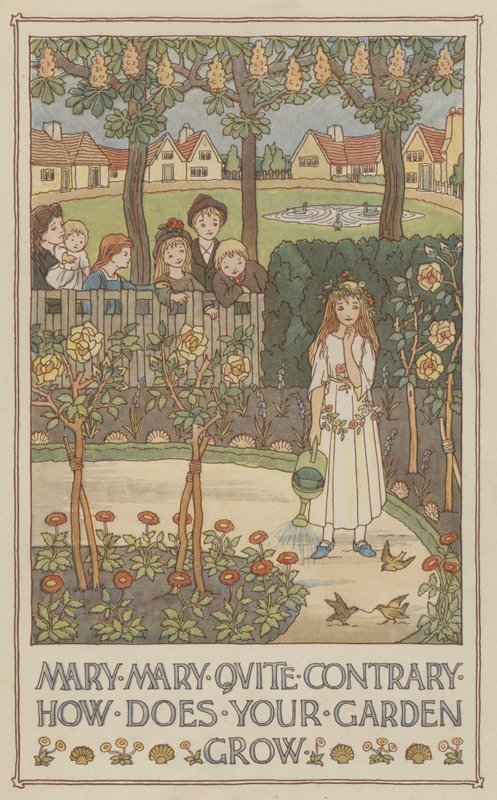 Mary Mary ganz im Gegenteil, wie wächst dein Garten? von Francis Donkin Bedford