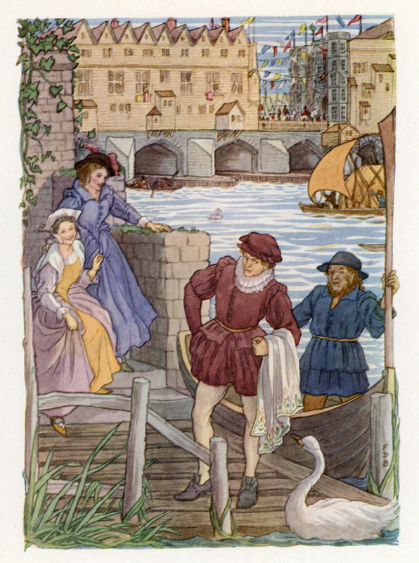 Merrie England: London Bridge von Francis Donkin Bedford