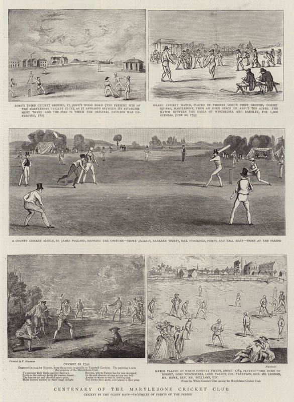 Hundertjahrfeier des Marylebone Cricket Club von Francis Hayman
