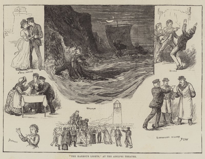 Die Hafenlichter, im Adelphi-Theater von Francis S. Walker