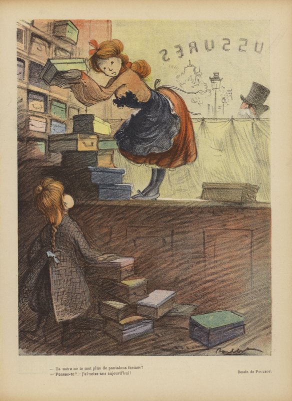 Illustration für Le Rire von Francisque Poulbot