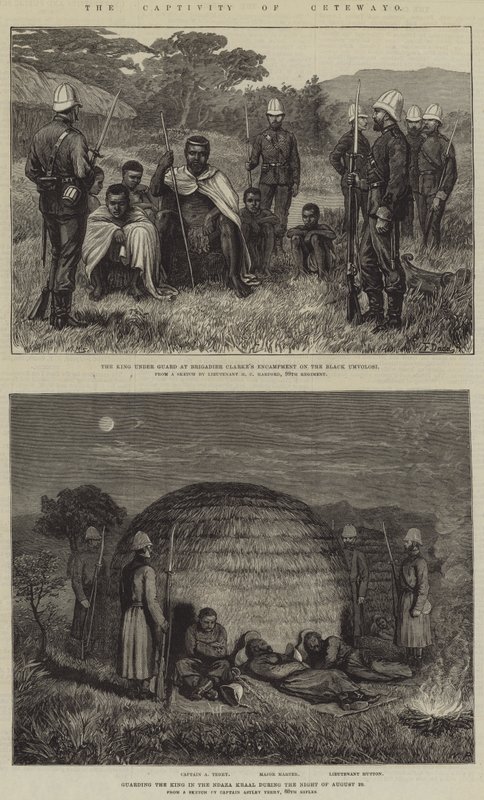 Die Gefangenschaft von Cetewayo von Frank Dadd