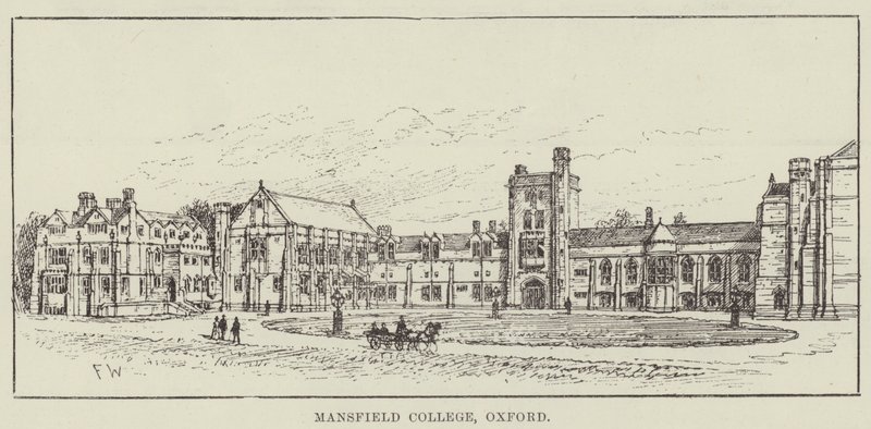 Mansfield College, Oxford von Frank Watkins