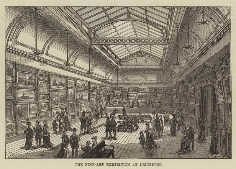Die Kunstausstellung in Leicester von Frank Watkins