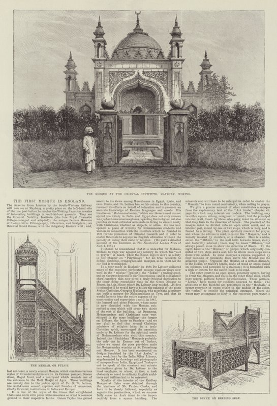 Die erste Moschee in England von Frank Watkins