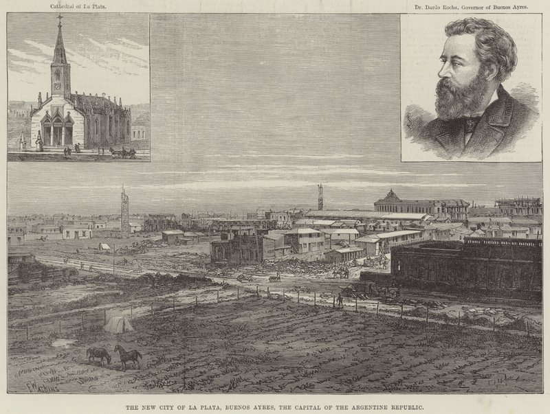 Die neue Stadt La Plate, Buenos Ayres, die Hauptstadt der Argentinischen Republik von Frank Watkins